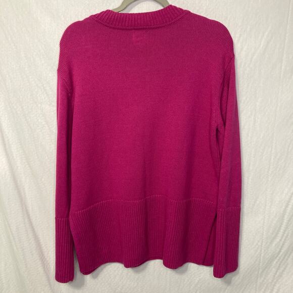 Gap Women's Size Small Pink Crewneck Knit Sweater - Picture 2 of 10